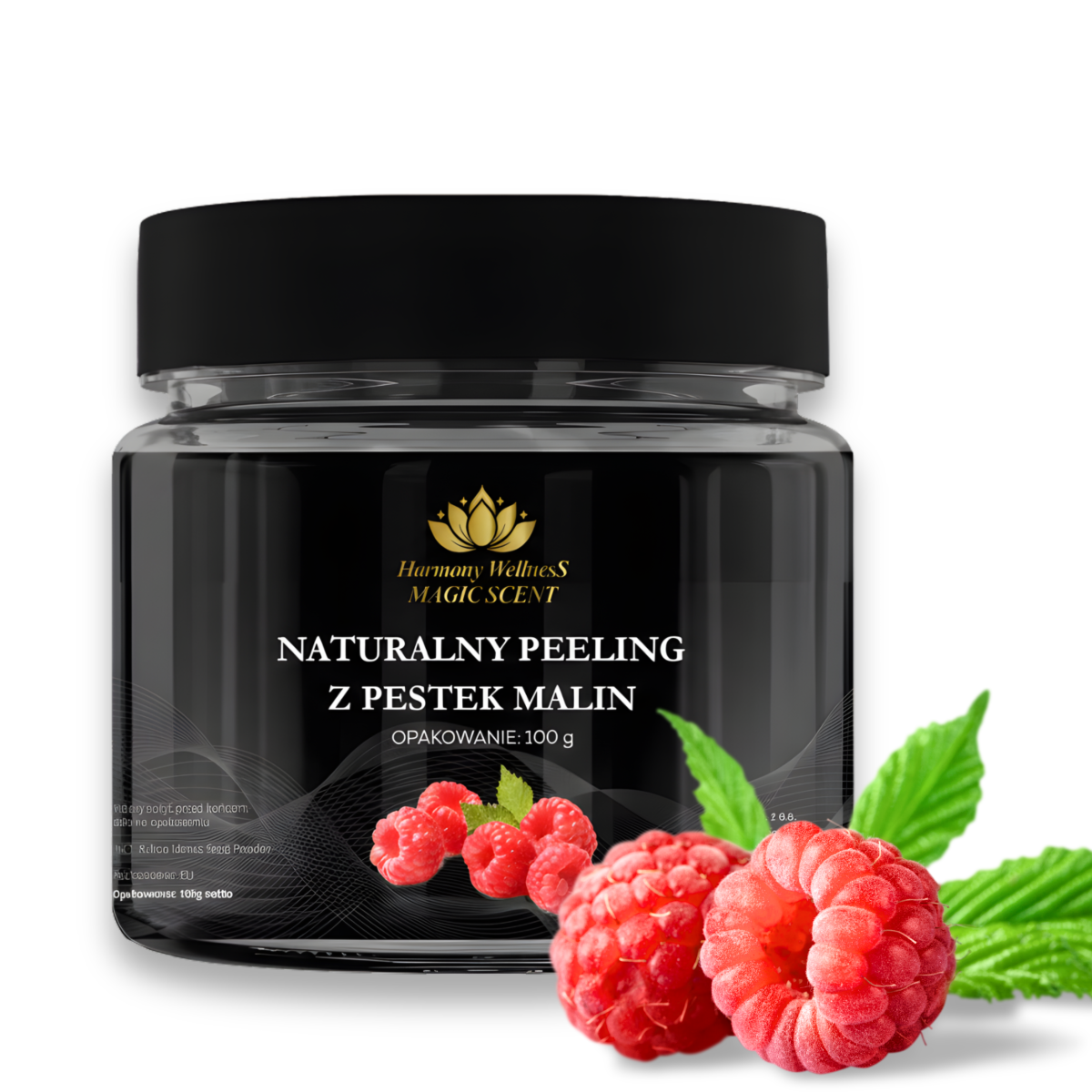 Naturalny Peeling z Pestek Malin do Twarzy i Ciała 100g