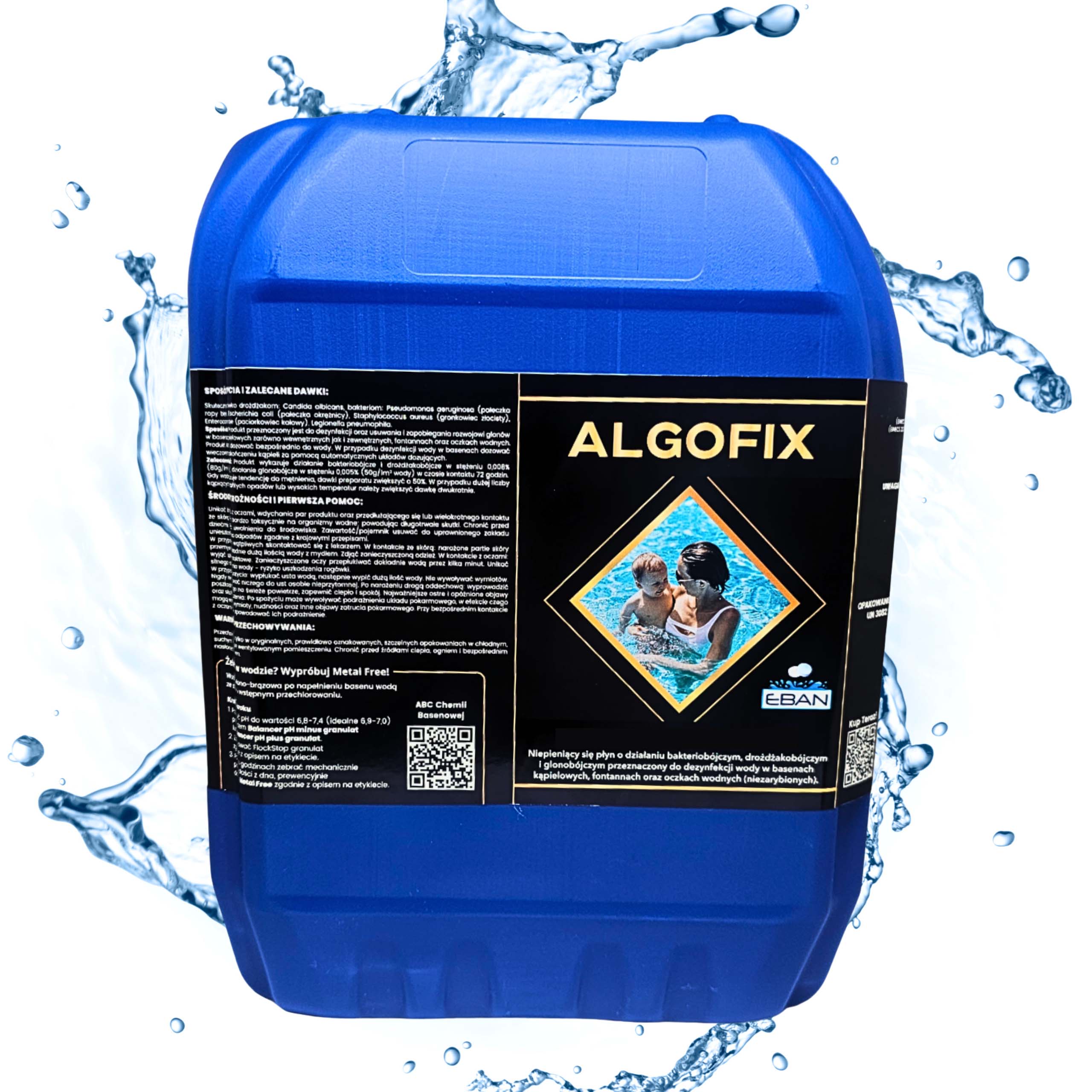 Algofix 5kg środek na glony w basenie EBAN