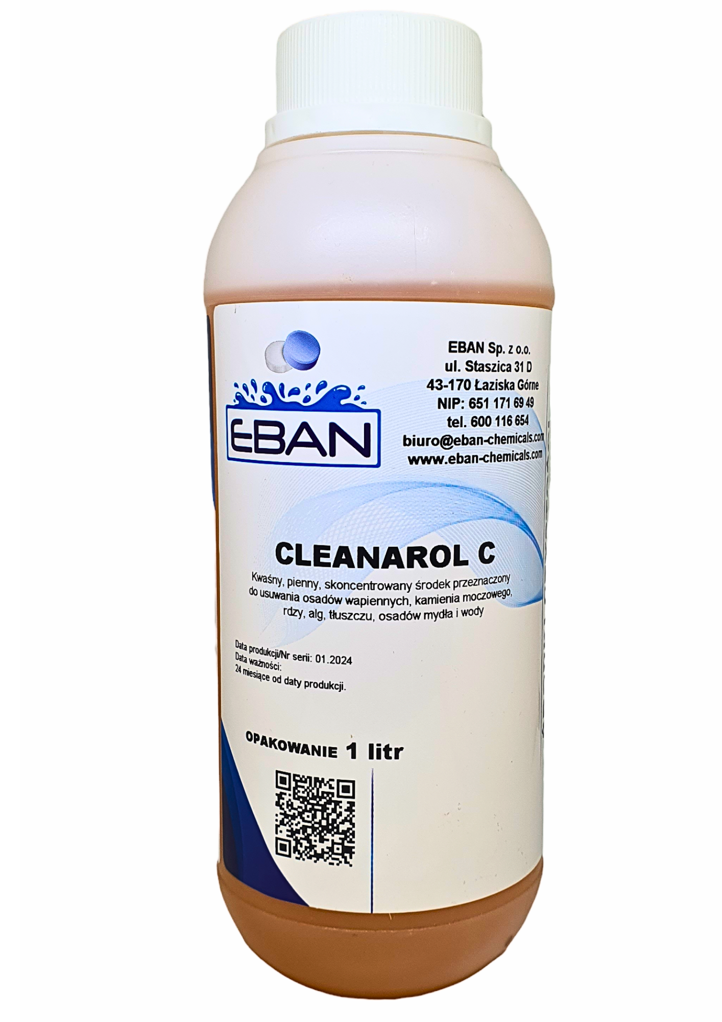 Cleanarol C kwaśny środek do usuwania osadów wapiennych z basenów — 1 L