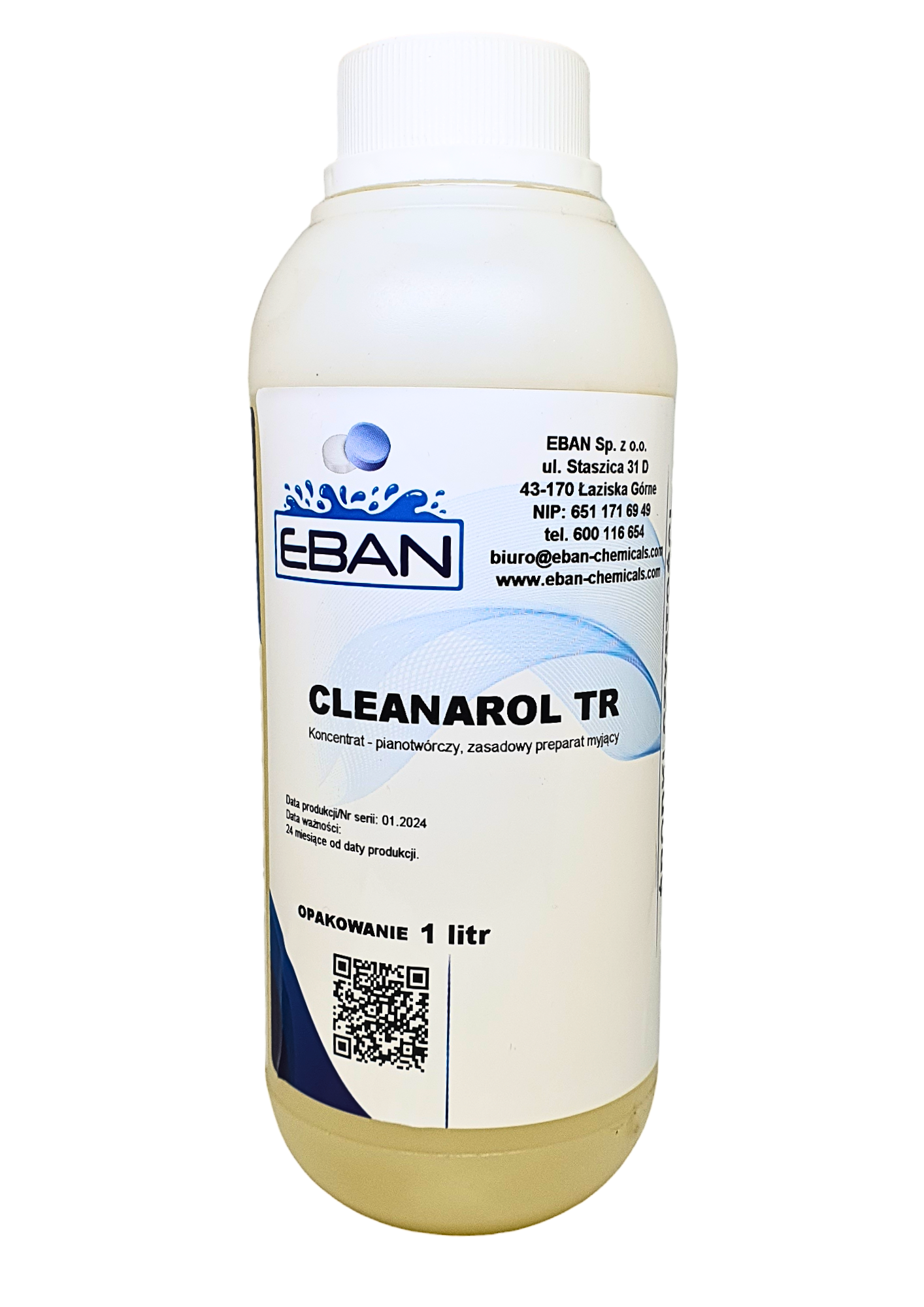Cleanarol TR zasadowy środek do czyszczenia basenów — 1 L