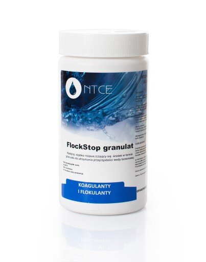 FlockStop – granulat do koagulacji wody w basenie  NTCE — 1 kg