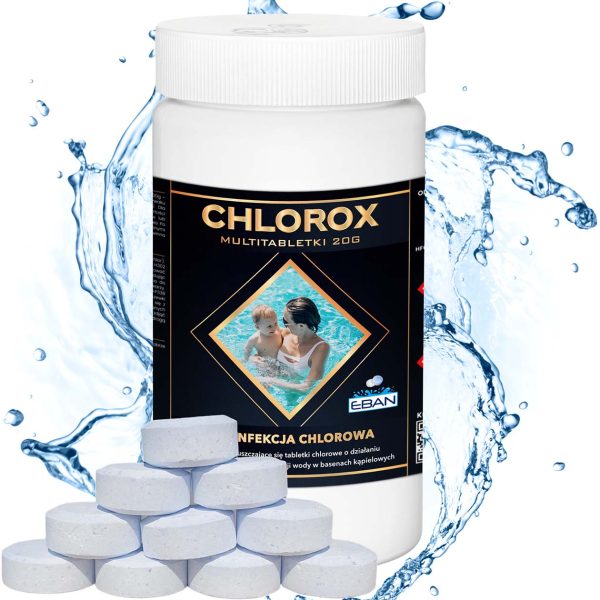 Chlorox Multi tabletki chlorowe 20g 1kg - dezynfekcja chlorowa EBAN