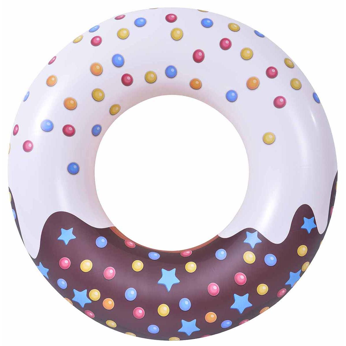 Koło do pływania DONUT Jumbo brązowy