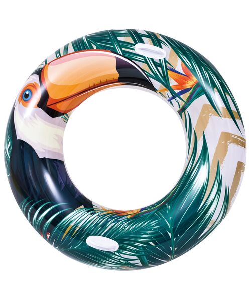 Koło do pływania Tropikalne TUKAN z uchwytami