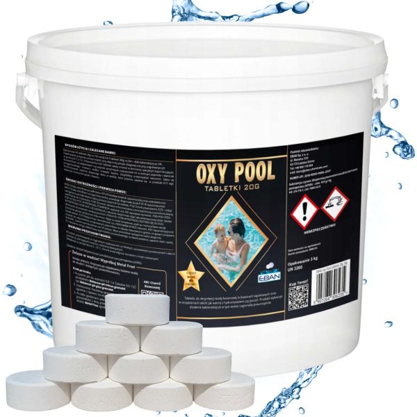Tabletki tlenowe Oxy Pool 20g 3kg aktywny tlen EBAN