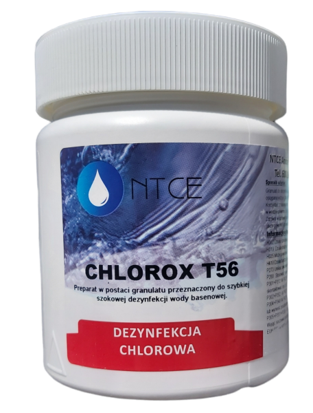 Chlorox T56 granulat do zwalczania glonów, bakterii i grzybów w basenach NTCE — 5 kg