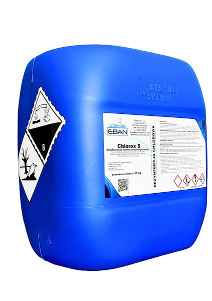 Stabilizowany roztwór podchlorynu sodu Chlorox S 35 kg