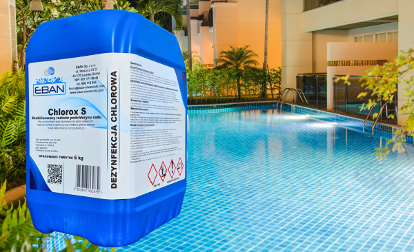 Stabilizowany roztwór podchlorynu sodu Chlorox S 6 kg — 6 kg x