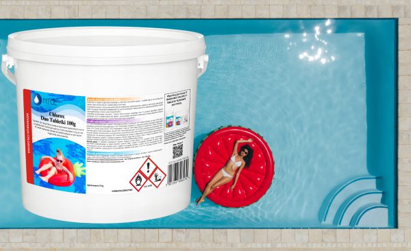 CHLOROX DUO TABLETKI WIELOFUNKCYJNE CHLOR DO BASENU, 0,5 kg